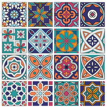 Load image into Gallery viewer, Mosaic Tile Stickers, Pack Of 16, All Sizes, Waterproof, Azulejo Transfers For Kitchen / Bathroom Tiles GT13 - Bolsover Designs