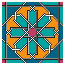 Load image into Gallery viewer, Mosaic Tile Stickers, Pack Of 16, All Sizes, Waterproof, Azulejo Transfers For Kitchen / Bathroom Tiles GT13 - Bolsover Designs