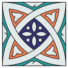 Load image into Gallery viewer, Mosaic Tile Stickers, Pack Of 16, All Sizes, Waterproof, Azulejo Transfers For Kitchen / Bathroom Tiles GT13 - Bolsover Designs