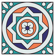 Load image into Gallery viewer, Mosaic Tile Stickers, Pack Of 16, All Sizes, Waterproof, Azulejo Transfers For Kitchen / Bathroom Tiles GT13 - Bolsover Designs