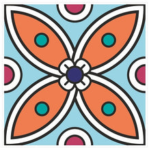 Load image into Gallery viewer, Mosaic Tile Stickers, Pack Of 16, All Sizes, Waterproof, Azulejo Transfers For Kitchen / Bathroom Tiles GT13 - Bolsover Designs