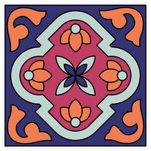 Load image into Gallery viewer, Mosaic Tile Stickers, Pack Of 16, All Sizes, Waterproof, Azulejo Transfers For Kitchen / Bathroom Tiles GT13 - Bolsover Designs