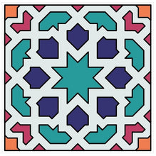 Load image into Gallery viewer, Mosaic Tile Stickers, Pack Of 16, All Sizes, Waterproof, Azulejo Transfers For Kitchen / Bathroom Tiles GT13 - Bolsover Designs