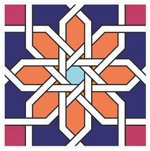 Load image into Gallery viewer, Mosaic Tile Stickers, Pack Of 16, All Sizes, Waterproof, Azulejo Transfers For Kitchen / Bathroom Tiles GT13 - Bolsover Designs