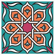 Load image into Gallery viewer, Mosaic Tile Stickers, Pack Of 16, All Sizes, Waterproof, Azulejo Transfers For Kitchen / Bathroom Tiles GT13 - Bolsover Designs