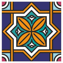 Load image into Gallery viewer, Mosaic Tile Stickers, Pack Of 16, All Sizes, Waterproof, Azulejo Transfers For Kitchen / Bathroom Tiles GT13 - Bolsover Designs