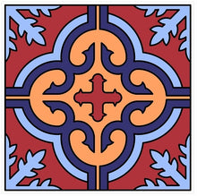 Load image into Gallery viewer, Mosaic Tile Stickers, Pack Of 16, All Sizes, Waterproof, Azulejo Transfers For Kitchen / Bathroom Tiles GT14 - Bolsover Designs