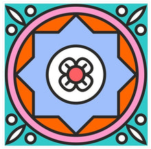 Load image into Gallery viewer, Mosaic Tile Stickers, Pack Of 16, All Sizes, Waterproof, Azulejo Transfers For Kitchen / Bathroom Tiles GT14 - Bolsover Designs