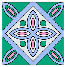 Load image into Gallery viewer, Mosaic Tile Stickers, Pack Of 16, All Sizes, Waterproof, Azulejo Transfers For Kitchen / Bathroom Tiles GT14 - Bolsover Designs