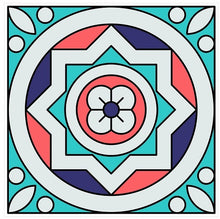 Load image into Gallery viewer, Mosaic Tile Stickers, Pack Of 16, All Sizes, Waterproof, Azulejo Transfers For Kitchen / Bathroom Tiles GT14 - Bolsover Designs