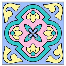 Load image into Gallery viewer, Mosaic Tile Stickers, Pack Of 16, All Sizes, Waterproof, Azulejo Transfers For Kitchen / Bathroom Tiles GT14 - Bolsover Designs