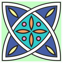 Load image into Gallery viewer, Mosaic Tile Stickers, Pack Of 16, All Sizes, Waterproof, Azulejo Transfers For Kitchen / Bathroom Tiles GT14 - Bolsover Designs