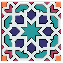 Load image into Gallery viewer, Mosaic Tile Stickers, Pack Of 16, All Sizes, Waterproof, Azulejo Transfers For Kitchen / Bathroom Tiles GT14 - Bolsover Designs