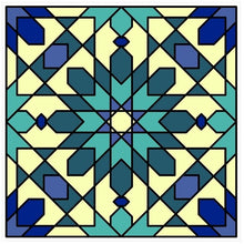 Load image into Gallery viewer, Mosaic Tile Stickers, Pack Of 16, All Sizes, Waterproof, Azulejo Transfers For Kitchen / Bathroom Tiles GT15 - Bolsover Designs