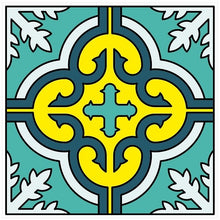 Load image into Gallery viewer, Mosaic Tile Stickers, Pack Of 16, All Sizes, Waterproof, Azulejo Transfers For Kitchen / Bathroom Tiles GT15 - Bolsover Designs