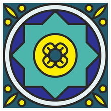 Load image into Gallery viewer, Mosaic Tile Stickers, Pack Of 16, All Sizes, Waterproof, Azulejo Transfers For Kitchen / Bathroom Tiles GT15 - Bolsover Designs