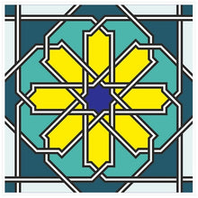 Load image into Gallery viewer, Mosaic Tile Stickers, Pack Of 16, All Sizes, Waterproof, Azulejo Transfers For Kitchen / Bathroom Tiles GT15 - Bolsover Designs