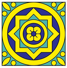 Load image into Gallery viewer, Mosaic Tile Stickers, Pack Of 16, All Sizes, Waterproof, Azulejo Transfers For Kitchen / Bathroom Tiles GT15 - Bolsover Designs