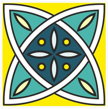 Load image into Gallery viewer, Mosaic Tile Stickers, Pack Of 16, All Sizes, Waterproof, Azulejo Transfers For Kitchen / Bathroom Tiles GT15 - Bolsover Designs