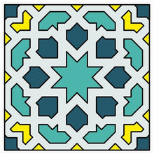 Load image into Gallery viewer, Mosaic Tile Stickers, Pack Of 16, All Sizes, Waterproof, Azulejo Transfers For Kitchen / Bathroom Tiles GT15 - Bolsover Designs
