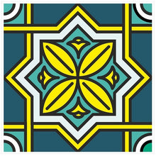 Load image into Gallery viewer, Mosaic Tile Stickers, Pack Of 16, All Sizes, Waterproof, Azulejo Transfers For Kitchen / Bathroom Tiles GT15 - Bolsover Designs