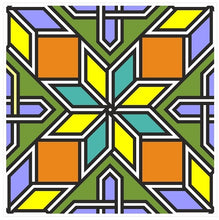 Load image into Gallery viewer, Mosaic Tile Stickers, Pack Of 16, All Sizes, Waterproof, Azulejo Transfers For Kitchen / Bathroom Tiles GT16 - Bolsover Designs