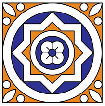 Load image into Gallery viewer, Mosaic Tile Stickers, Pack Of 16, All Sizes, Waterproof, Azulejo Transfers For Kitchen / Bathroom Tiles GT16 - Bolsover Designs