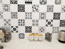 Load image into Gallery viewer, Mosaic Tile Stickers, Pack Of 16, All Sizes, Waterproof, Azulejo Transfers For Kitchen / Bathroom Tiles GT17 - Bolsover Designs
