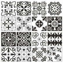Load image into Gallery viewer, Mosaic Tile Stickers, Pack Of 16, All Sizes, Waterproof, Azulejo Transfers For Kitchen / Bathroom Tiles GT17 - Bolsover Designs