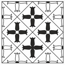 Load image into Gallery viewer, Mosaic Tile Stickers, Pack Of 16, All Sizes, Waterproof, Azulejo Transfers For Kitchen / Bathroom Tiles GT17 - Bolsover Designs