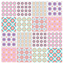Load image into Gallery viewer, Mosaic Tile Stickers, Pack Of 16, All Sizes, Waterproof, Transfers For Kitchen / Bathroom Tiles GT26 - Bolsover Designs