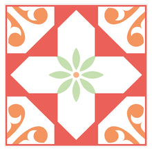 Load image into Gallery viewer, Mosaic Tile Stickers, Pack Of 16, All Sizes, Waterproof, Azulejo Transfers For Kitchen / Bathroom Tiles GT27 - Bolsover Designs