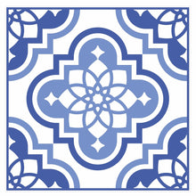 Load image into Gallery viewer, Mosaic Tile Stickers, Pack Of 16, All Sizes, Waterproof, Azulejo Transfers For Kitchen / Bathroom Tiles GT28 - Bolsover Designs