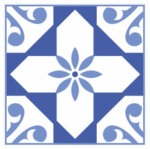Load image into Gallery viewer, Mosaic Tile Stickers, Pack Of 16, All Sizes, Waterproof, Azulejo Transfers For Kitchen / Bathroom Tiles GT28 - Bolsover Designs