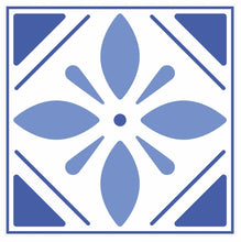 Load image into Gallery viewer, Mosaic Tile Stickers, Pack Of 16, All Sizes, Waterproof, Azulejo Transfers For Kitchen / Bathroom Tiles GT28 - Bolsover Designs