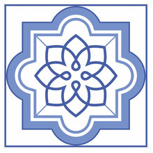 Load image into Gallery viewer, Mosaic Tile Stickers, Pack Of 16, All Sizes, Waterproof, Azulejo Transfers For Kitchen / Bathroom Tiles GT28 - Bolsover Designs