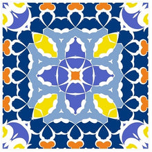 Load image into Gallery viewer, Pack Of 24 Coloured Pattern Mosaic Waterproof Tile Stickers, Transfers, All Sizes, Kitchen or Bathroom Tiles GT30 - Bolsover Designs