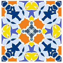 Load image into Gallery viewer, Pack Of 24 Coloured Pattern Mosaic Waterproof Tile Stickers, Transfers, All Sizes, Kitchen or Bathroom Tiles GT30 - Bolsover Designs