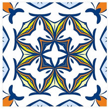 Load image into Gallery viewer, Pack Of 24 Coloured Pattern Mosaic Waterproof Tile Stickers, Transfers, All Sizes, Kitchen or Bathroom Tiles GT30 - Bolsover Designs