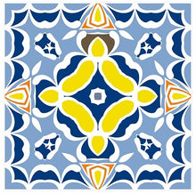 Load image into Gallery viewer, Pack Of 24 Coloured Pattern Mosaic Waterproof Tile Stickers, Transfers, All Sizes, Kitchen or Bathroom Tiles GT30 - Bolsover Designs