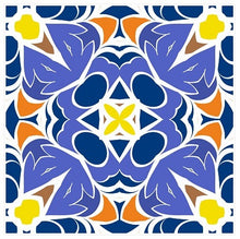 Load image into Gallery viewer, Pack Of 24 Coloured Pattern Mosaic Waterproof Tile Stickers, Transfers, All Sizes, Kitchen or Bathroom Tiles GT30 - Bolsover Designs