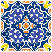 Load image into Gallery viewer, Pack Of 24 Coloured Pattern Mosaic Waterproof Tile Stickers, Transfers, All Sizes, Kitchen or Bathroom Tiles GT30 - Bolsover Designs
