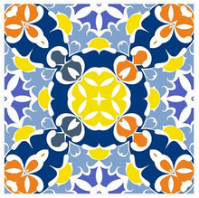 Load image into Gallery viewer, Pack Of 24 Coloured Pattern Mosaic Waterproof Tile Stickers, Transfers, All Sizes, Kitchen or Bathroom Tiles GT30 - Bolsover Designs