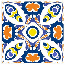 Load image into Gallery viewer, Pack Of 24 Coloured Pattern Mosaic Waterproof Tile Stickers, Transfers, All Sizes, Kitchen or Bathroom Tiles GT30 - Bolsover Designs