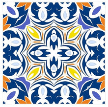 Load image into Gallery viewer, Pack Of 24 Coloured Pattern Mosaic Waterproof Tile Stickers, Transfers, All Sizes, Kitchen or Bathroom Tiles GT30 - Bolsover Designs