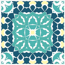 Load image into Gallery viewer, Pack Of 24 Coloured Pattern Mosaic Waterproof Tile Stickers, Transfers For All Sizes, Kitchen or Bathroom Tiles GT31 - Bolsover Designs
