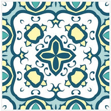 Load image into Gallery viewer, Pack Of 24 Coloured Pattern Mosaic Waterproof Tile Stickers, Transfers For All Sizes, Kitchen or Bathroom Tiles GT31 - Bolsover Designs
