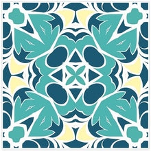 Load image into Gallery viewer, Pack Of 24 Coloured Pattern Mosaic Waterproof Tile Stickers, Transfers For All Sizes, Kitchen or Bathroom Tiles GT31 - Bolsover Designs