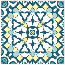 Load image into Gallery viewer, Pack Of 24 Coloured Pattern Mosaic Waterproof Tile Stickers, Transfers For All Sizes, Kitchen or Bathroom Tiles GT31 - Bolsover Designs