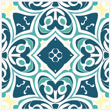 Load image into Gallery viewer, Pack Of 24 Coloured Pattern Mosaic Waterproof Tile Stickers, Transfers For All Sizes, Kitchen or Bathroom Tiles GT31 - Bolsover Designs